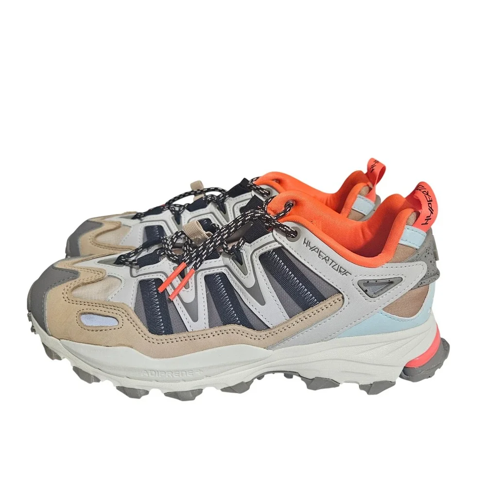 Adidas Hyperturf Adventure Mens 8.5 Beam Orange Grey Trail Shoes GX2023 NWOB